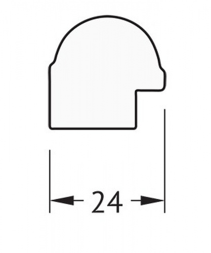 картинка Зеркало Evoform Definite 67х67 BY 0659 в багетной раме - Серебряный бамбук 24 мм от магазина Сантехстрой