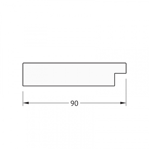 картинка Зеркало Evoform Definite 110х60 BY 3088 в багетной раме - Бронзовая лава 90 мм от магазина Сантехстрой