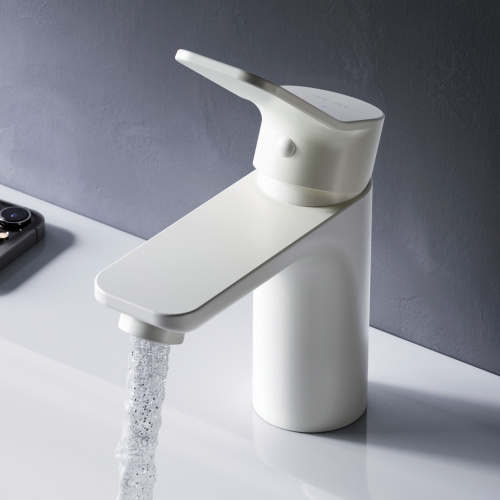 картинка F85A02133 X-Joy, смеситель для умывальника, белый, шт. от магазина Сантехстрой