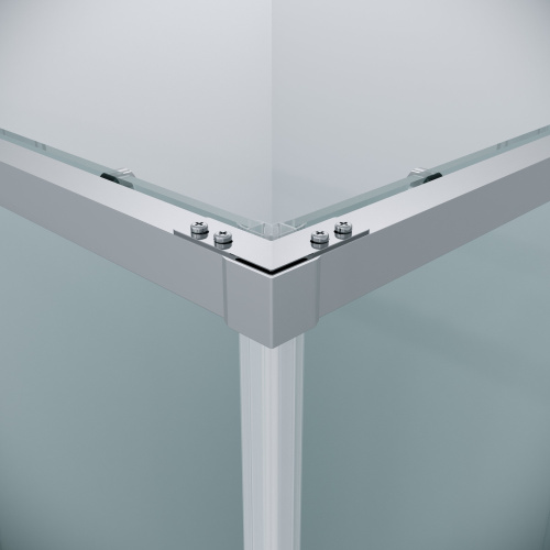 картинка Душ.ограждение 300.K33.01.8070.10.00 Galaxy (80*70*195) хром, стекло прозрачное, 2 места от магазина Сантехстрой