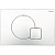 картинка Клавиша смыва Black&White Universe WPI-09523 09523 Bright Chrome от магазина Сантехстрой