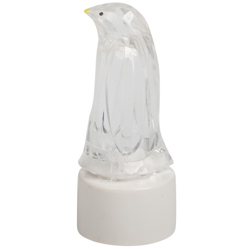 картинка Фигура светодиодная на подставке Пингвин Кристалл,  RGB от магазина Сантехстрой