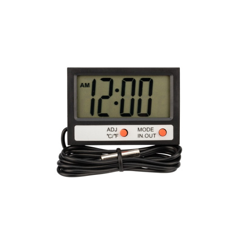картинка Термометр электронный комнатно-уличный с часами REXANT от магазина Сантехстрой