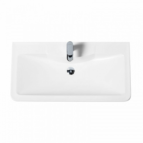 картинка Раковина BelBagno 100 BB1000/455-LV-MR-ALR Белая от магазина Сантехстрой