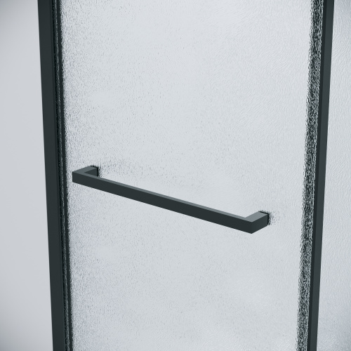 картинка Душевое ограждение Grossman Style 100.K33.05.120.21.02- 200.K33.05.80.21.02 (120х80х195) раздвижная(левая),черный матовый,стекло шиншилла,2 места от магазина Сантехстрой