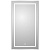 картинка Зеркало BelBagno Kraft 50 SPC-KRAFT-500-900-LED-TCH-WARM с подсветкой Сатин с сенсорным выключателем и подогревом от магазина Сантехстрой