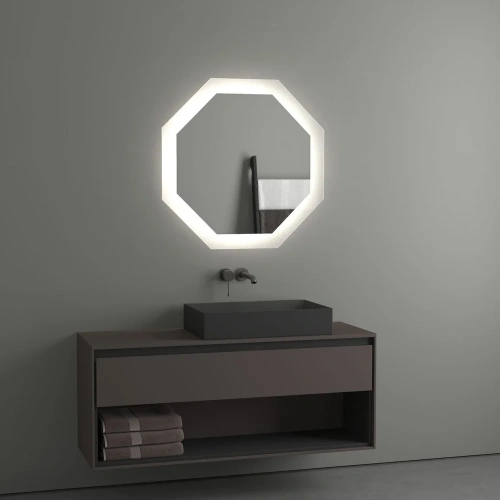 картинка Зеркало Evoform Ledshine BY 2505 80х80 от магазина Сантехстрой