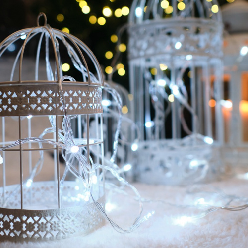 картинка Гирлянда Твинкл-Лайт 10 м,  прозрачный ПВХ,  80 LED,  белое свечение NEON-NIGHT от магазина Сантехстрой