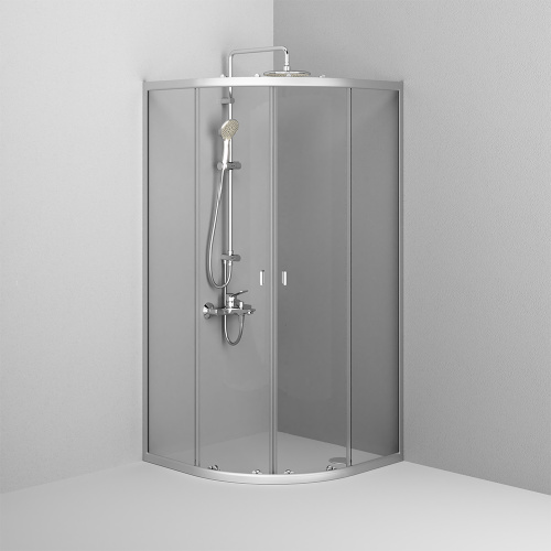 картинка W88G-205-090MT64 X-Joy Twin Slide,  Душевое ограждение без  поддона, 90x90, профиль мат хром от магазина Сантехстрой