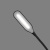 картинка Светильник настольный Click 4Вт, LED,  4000К,  диммируемый 3 ступени,  заряжаемый,  на прищепке,  черный REXANT от магазина Сантехстрой