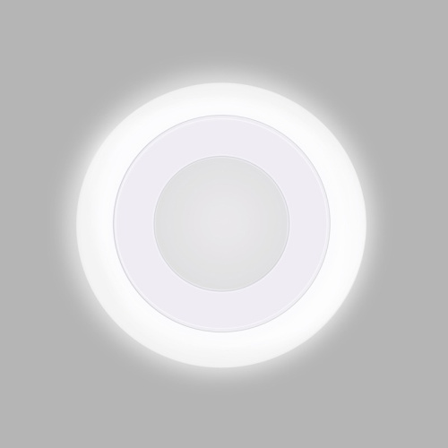 картинка Светильник светодиодный накладной REXANT AuroraSunset Wave с изменяемой цветовой температурой и регулируемой мощностью 4W+4W,  2700-6500 К LED от магазина Сантехстрой