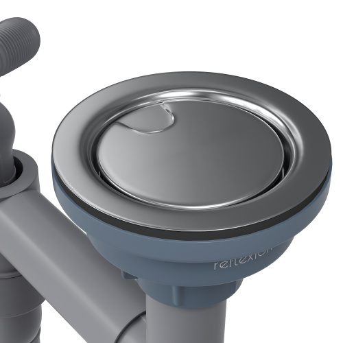 картинка Кухонная мойка Reflexion Iseo RX2265SS полированная сталь от магазина Сантехстрой