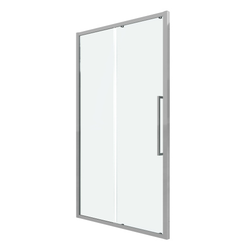картинка Дверь в нишу 100.K33.02.120.10.00 Cosmo (120*195) хром, стекло прозрачное, 1 место от магазина Сантехстрой