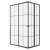 картинка Душевое ограждение Niagara Eco NG-1012-14QKL (120х80х190) прямоугольник,черный,раздвижное,стекло клетка,1 место от магазина Сантехстрой