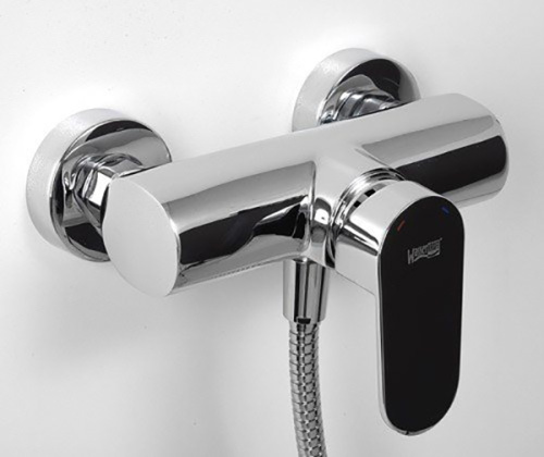 картинка Смеситель для раковины 230, Metropol однорычажный, с рычаговой рукояткой, со сливным клапаном Push-Open, черный 32511670 от магазина Сантехстрой