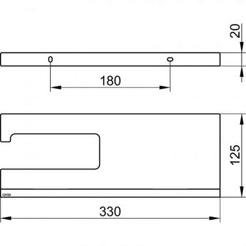 картинка Держатель туалетной бумаги Keuco Edition 90 Square 19173 018000 с полкой Хром Дымчатое стекло от магазина Сантехстрой