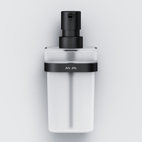 картинка Дозатор для жидкого мыла AM.PM Func A8F36922 Черный матовый от магазина Сантехстрой