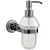 картинка Дозатор для жидкого мыла Boheme Murano 10912-B-CR Хром Черный от магазина Сантехстрой