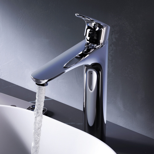 картинка F8092000 Like, смеситель д/умывальника излив 170 мм, хром, шт. от магазина Сантехстрой