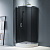 картинка W83UG-315-090CG Like Solo Slide Стекла для душ. ограждения 90x90x200, стекло тонированное, проф хром глянц, без поддона от магазина Сантехстрой