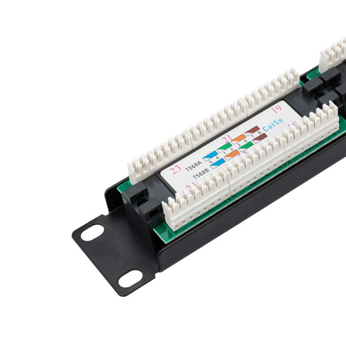 картинка Панель коммутационная 19",  1U,  24 порта, UTP,  RJ-45, CAT 5e REXANT от магазина Сантехстрой
