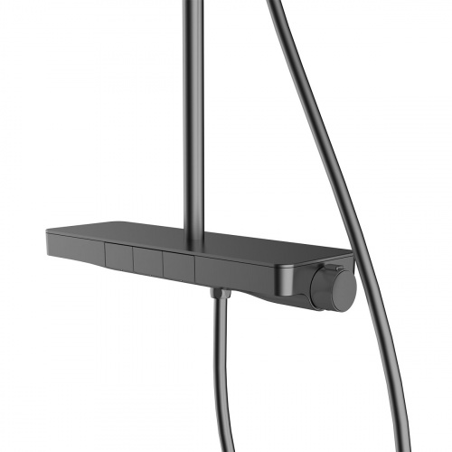 картинка Душевая стойка Inspire VSFS-3I12TGM термостатическая, вороненая сталь от магазина Сантехстрой