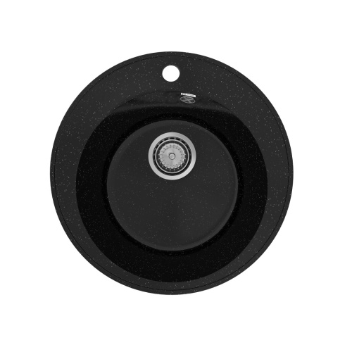 картинка Кухонная мойка Practik PR-M-475-004 (без сифона), черный оникс от магазина Сантехстрой