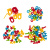 картинка Развивающий детский конструктор с шуруповертом и мозаикой Смородинка 248 деталей Смородинка от магазина Сантехстрой