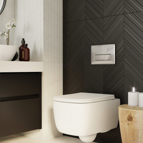 картинка Клавиша смыва IDDIS Unifix универсальная хром 041 (UNI41CHi77) от магазина Сантехстрой