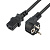 картинка Шнур сетевой,  евровилка угловая - евроразъем С13, кабель 3x0,75 мм²,  длина 3 метра (PE пакет) REXANT от магазина Сантехстрой