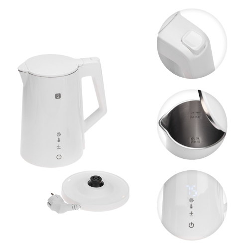 картинка Умный Wi-Fi чайник пластиковый с откидной крышкой,  белый HALSA от магазина Сантехстрой
