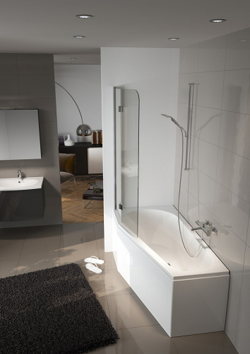 картинка Акриловая ванна Riho Delta 150x80 B066001005 (BB8000500000000) R без гидромассажа от магазина Сантехстрой