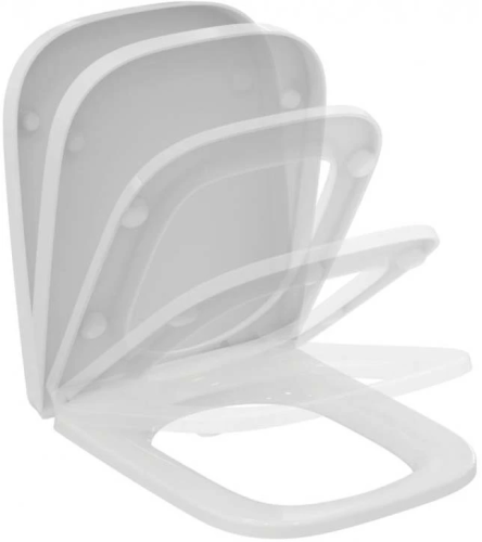 картинка Сидение и крышка для унитаза Ideal Standard i.life A T453101 с функцией плавного закрытия от магазина Сантехстрой