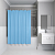 картинка Штора для ванной, 200x180 см, Полиэстер, голубой, IDDIS (BS06P18i11) от магазина Сантехстрой