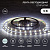 картинка Лента светодиодная 5В,  SMD2835, 4,8Вт/м,  60 LED/м,  6500K,  8мм,  2м,  с USB коннектором,  черная,  IP20 LAMPER от магазина Сантехстрой