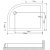 картинка Акриловый поддон для душа Grossman 120х90 GR-41210920L Белый от магазина Сантехстрой