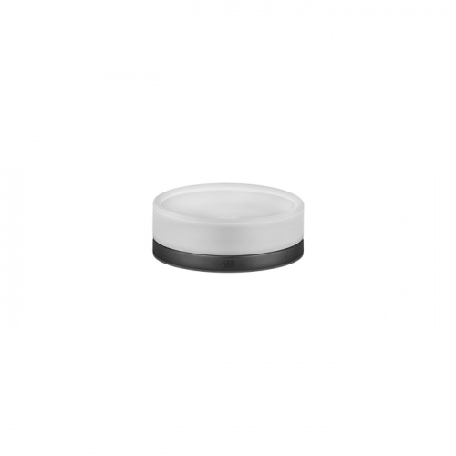 картинка Gessi Emporio accessories Мыльница настольная, сатинированное стекло, цвет: Black XL от магазина Сантехстрой