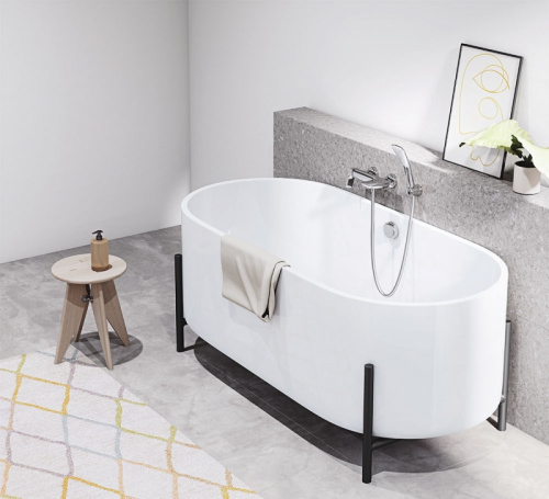 фото смеситель для ванны kludi 416710575 хром