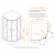 картинка Душевой уголок RGW CL-55B 900x900 от магазина Сантехстрой