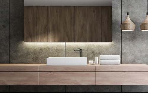 картинка Смеситель для раковины Lemark Bronx (LM3709GM) от магазина Сантехстрой