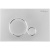 картинка Клавиша смыва BelBagno Sfera BB015-SR-CHROME Хром глянцевый от магазина Сантехстрой