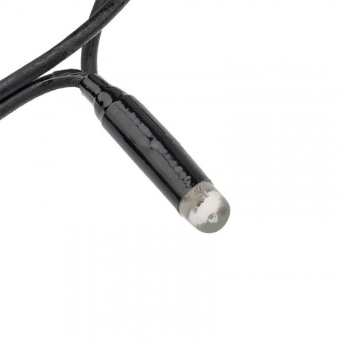 картинка Гирлянда Светодиодный Дождь 2х1,5м,  постоянное свечение,  черный провод КАУЧУК,  230 В,  диоды БЕЛЫЕ от магазина Сантехстрой