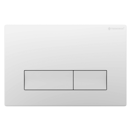 картинка Клавиша смыва для инсталляции Terminus Classic кнопка прямоугольник цвет белый от магазина Сантехстрой