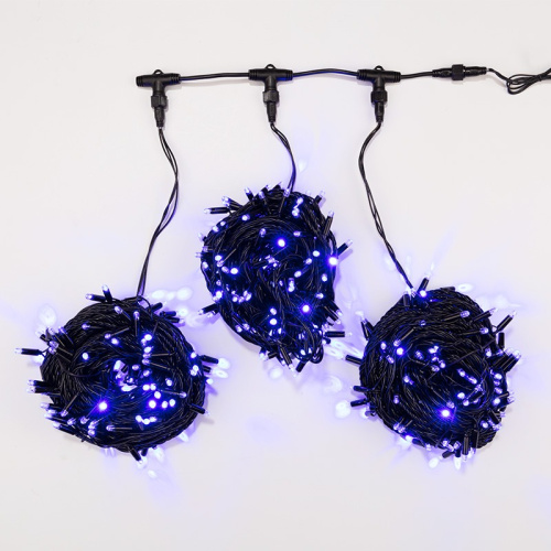 картинка Гирлянда LED ClipLight 24V,  3 нити по 20 м,  свечение с динамикой,  цвет диодов Синий от магазина Сантехстрой