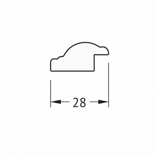 картинка Зеркало Evoform Definite 88х68 BY 0676 в багетной раме - Витой махагон 28 мм от магазина Сантехстрой