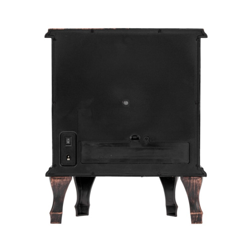 картинка Светодиодный камин Винтаж мини с эффектом живого огня 24.8х12.7х30 см,  батарейки 3хС (не в комплекте),  с USB,  бронзовый от магазина Сантехстрой