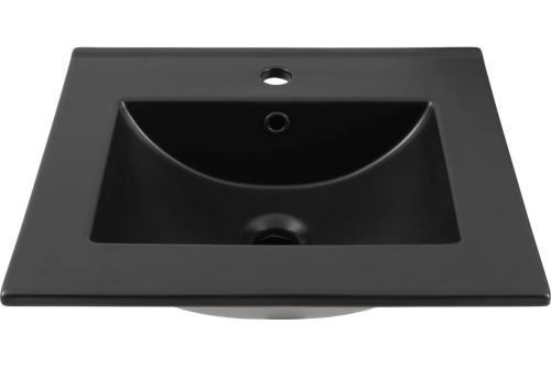 картинка Раковина-столешница Aquanet Flat 50 черный матовый 00329252 от магазина Сантехстрой