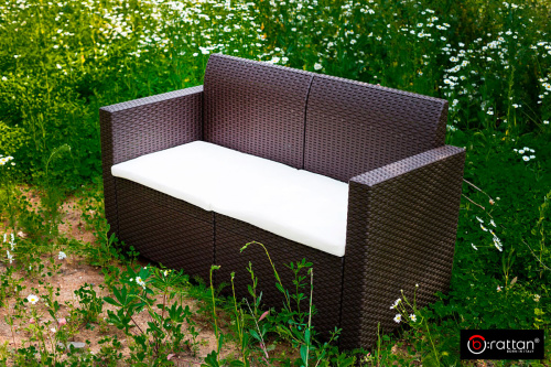 картинка Bica, Италия Комплект мебели NEBRASKA SOFA 2 (2х местный диван), венге от магазина Сантехстрой
