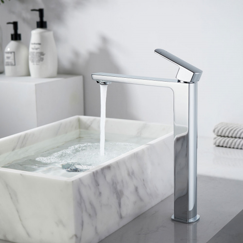 картинка Смеситель для накладной раковины Next VBF-1N2CH однорычажный, хром от магазина Сантехстрой