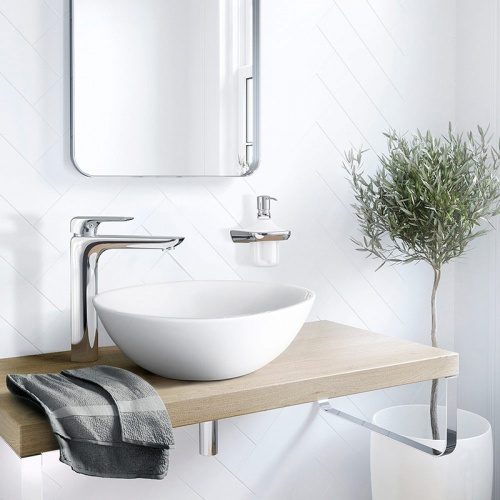 картинка Смеситель для раковины Kludi 412980575 Хром от магазина Сантехстрой